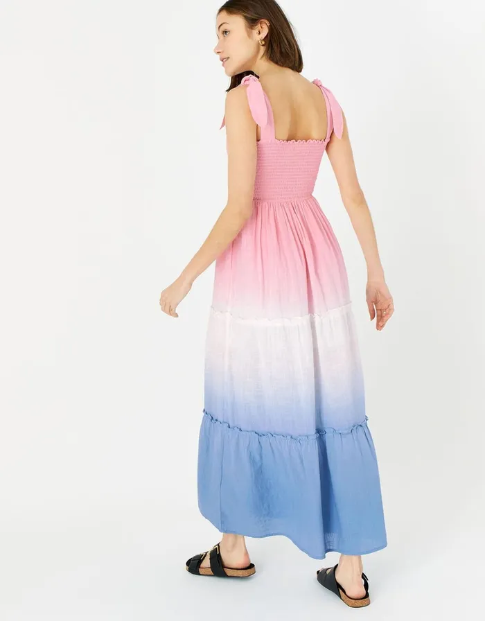 Accessorize Bandeau Ombre Maxi Dress Multi Brightsmulti Women Dresses
