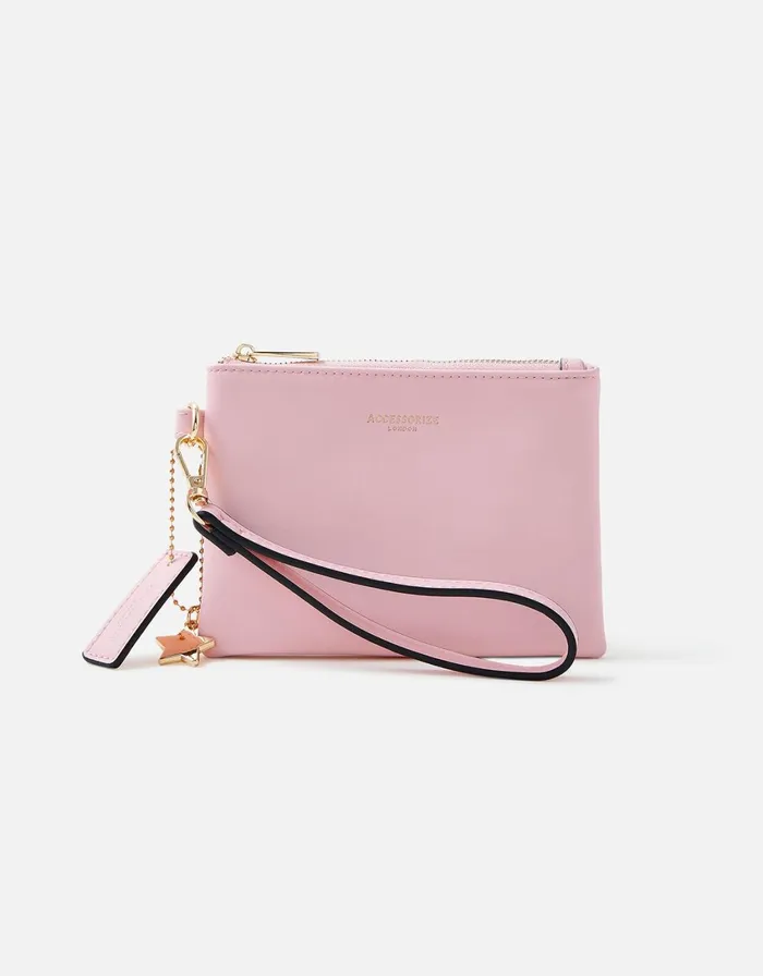 Accessorize Charm Wristlet Cardholder Pink Pink Women Purses and Wallets