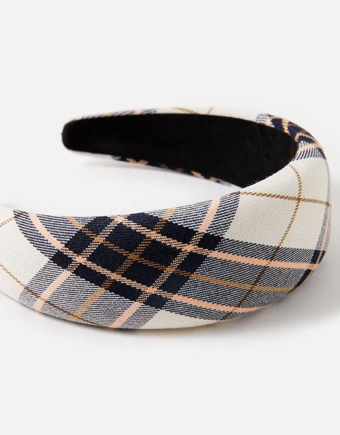 Accessorize Check Print Headband Women Headbands