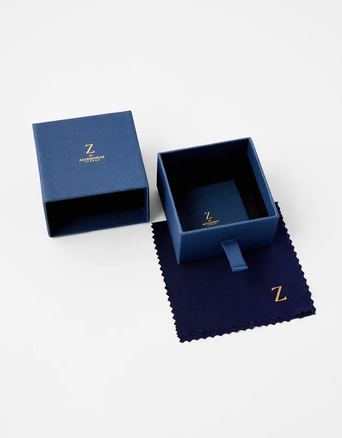 Accessorize Gold Vermeil Single Initial Stud Earrings Gold Gold Women Earrings