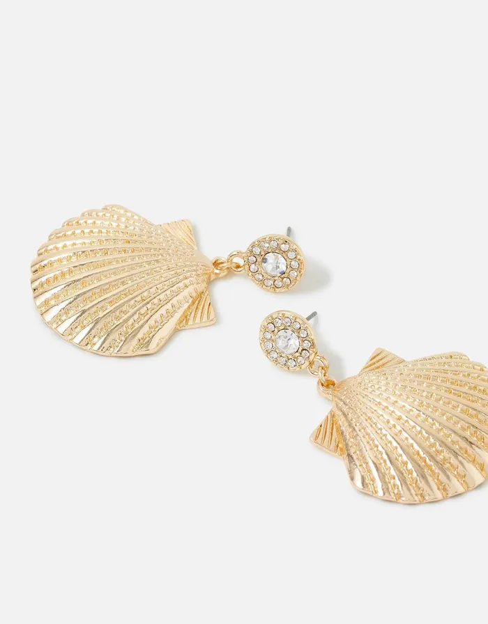 Accessorize Seascape Statement Shell Earrings Women Earrings