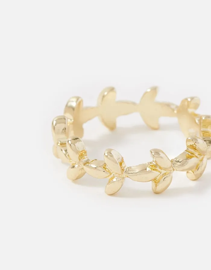 Accessorize Vine Ring Gold Gold Women Rings