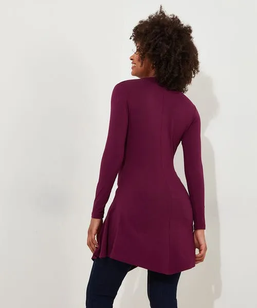 Apparel Button Detail Jersey Tunic Top Berry Tops Tunics and Blouses Joebrowns Apparel Button Detail Jersey Tunic Top Berry Tops Tunics and Blouses Joebrowns