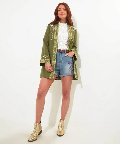 Apparel Joebrowns Summer Daze Boutique Kimono Khaki Coats and Jackets Apparel Joebrowns Summer Daze Boutique Kimono Khaki Coats and Jackets