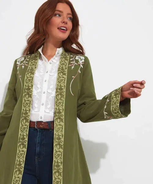 Apparel Joebrowns Summer Daze Boutique Kimono Khaki Coats and Jackets Apparel Joebrowns Summer Daze Boutique Kimono Khaki Coats and Jackets