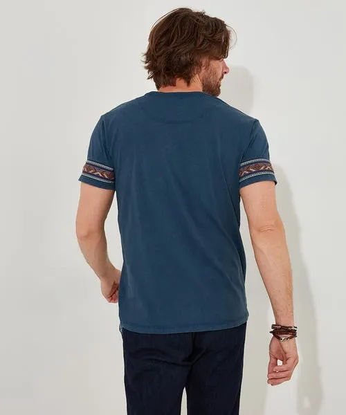 Apparel TShirts and Tops Joebrowns Casually Customised Tee Blue Apparel TShirts and Tops Joebrowns Casually Customised Tee Blue