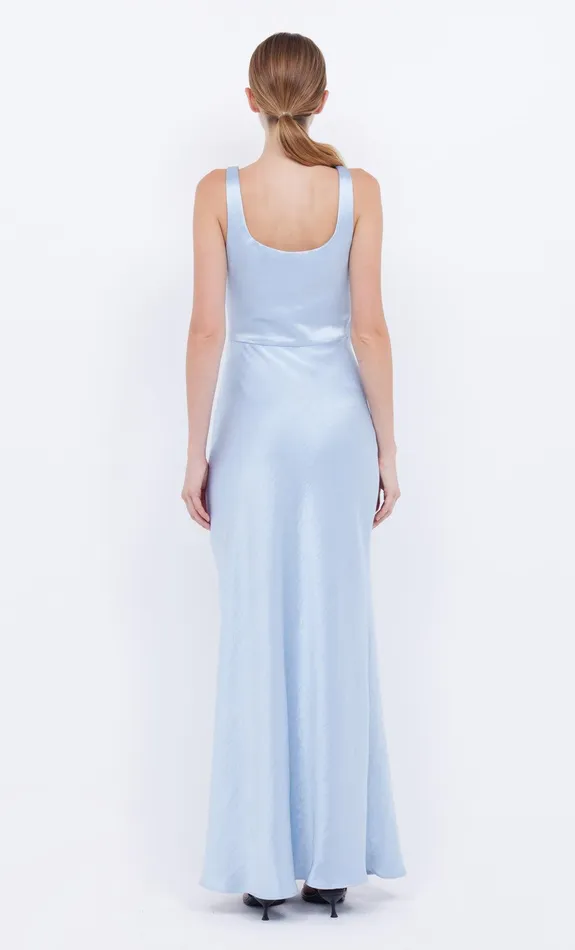 Bec Bridge Bridesmaid Dresses Women THE DREAMER SQUARE NECK DRESS 8211 DUSTY BLUE