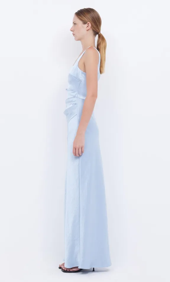 Bec Bridge Bridesmaid Dresses Women THE DREAMER SQUARE NECK DRESS 8211 DUSTY BLUE