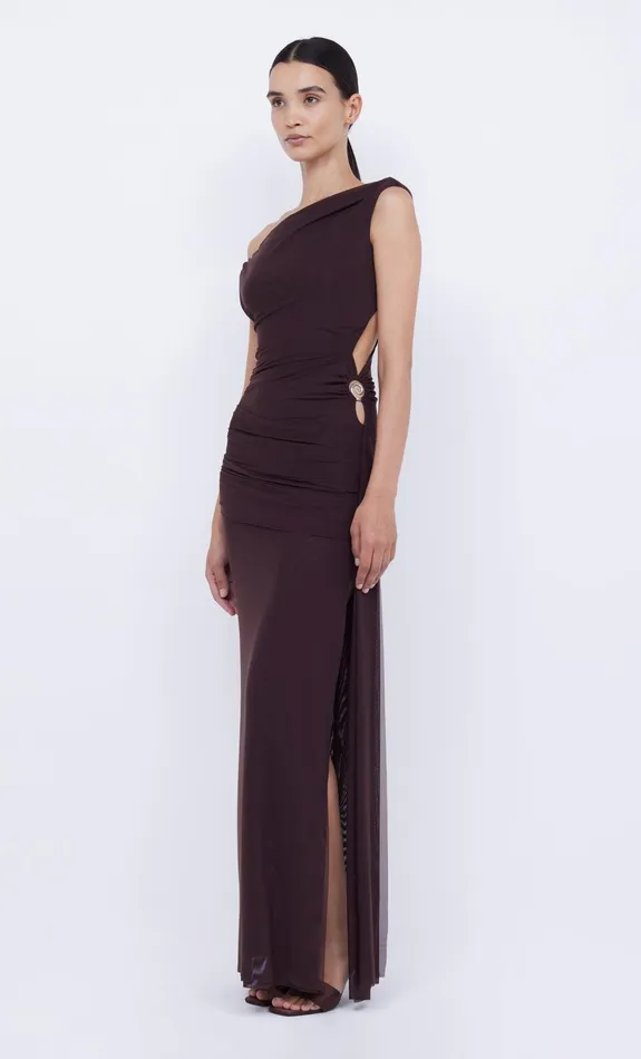 Bec Bridge Prom Dresses Women KAILANI ASYM DRESS 8211 CHOCOLATE