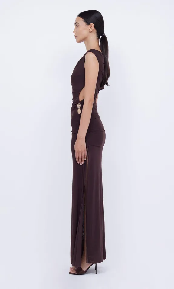 Bec Bridge Prom Dresses Women KAILANI ASYM DRESS 8211 CHOCOLATE