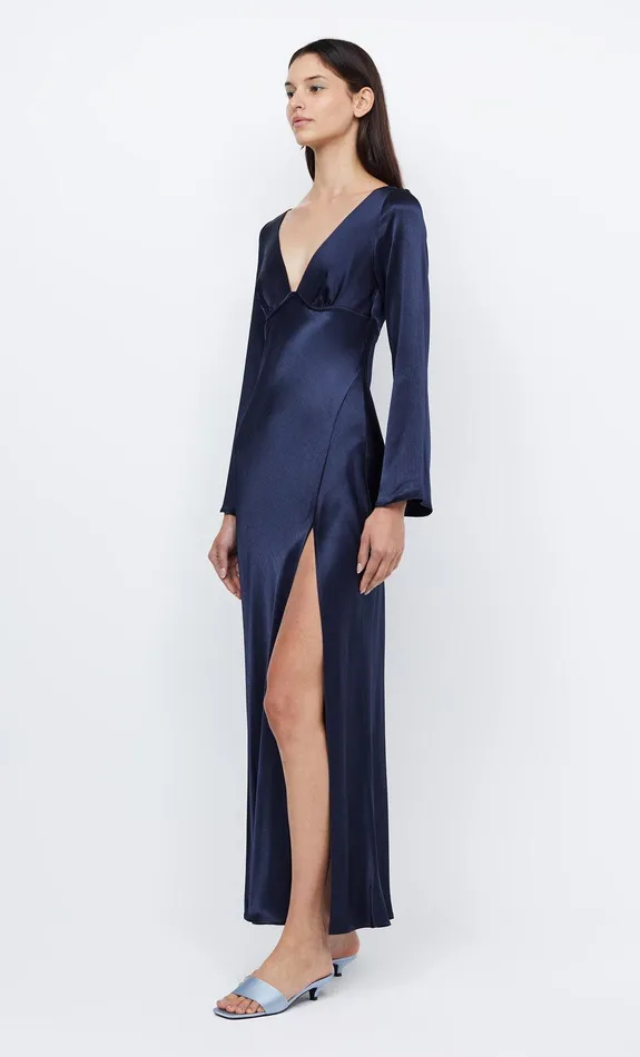 Bec Bridge Prom Dresses Women REN LONG SLEEVE MAXI DRESS 8211 INK