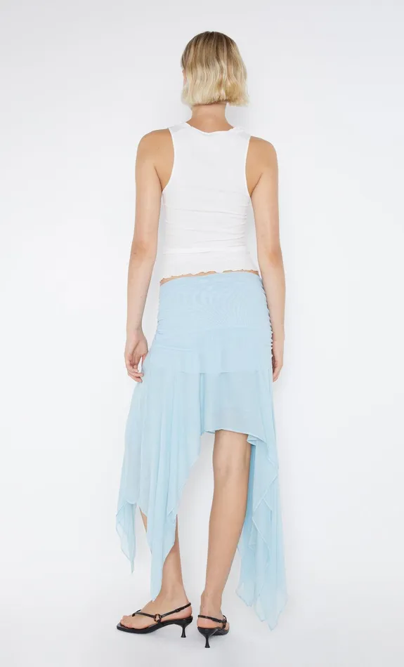 Bec Bridge Skirts Women ELZETTE ASYM MIDI SKIRT 8211 DOLPHIN BLUE