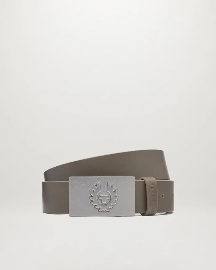 Belts MenWomen Belstaff Phoenix Buckle Belt Taupe