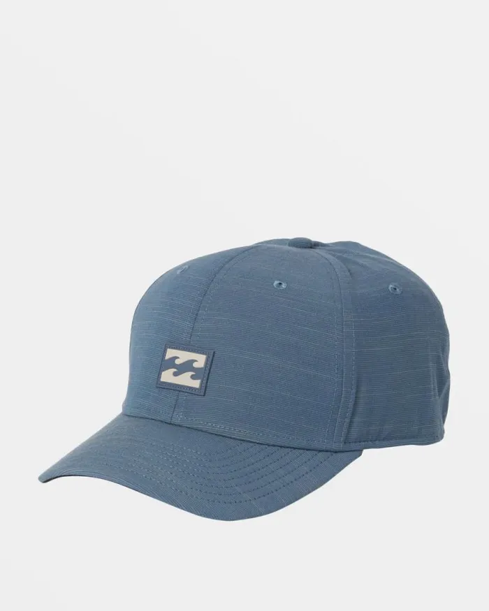 Billabong Beanies and Hats Crossfire Stretch Fit Hat Slate Blue 8211 Men