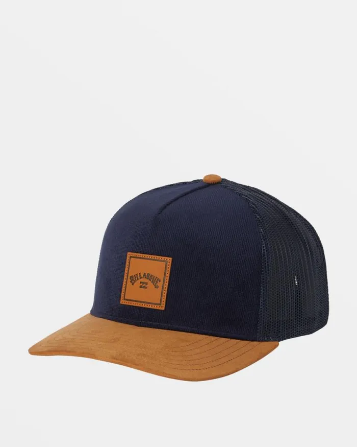 Billabong Beanies and Hats Stacked Trucker Hat Navy 8211 Men