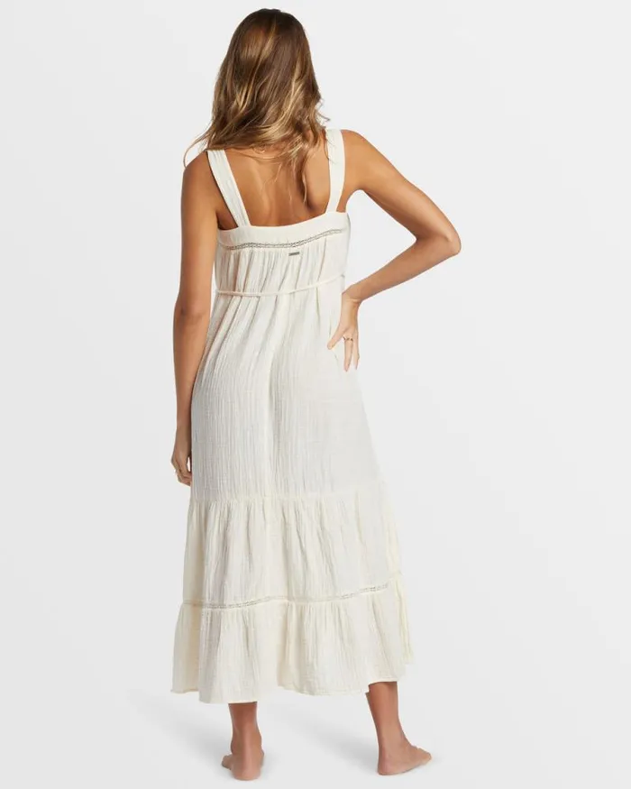 Billabong Dresses Summers End Maxi Dress White Cap 8211 Women