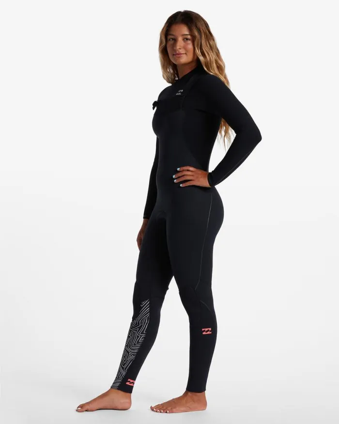 Billabong Fullsuits 43 Furnace Comp Chest Zip Wetsuit Midnight Trails 8211 Women Billabong Fullsuits 43 Furnace Comp Chest Zip Wetsuit Midnight Trails 8211 Women