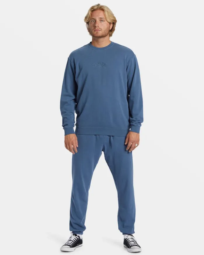 Billabong Hoodies and Fleece Wave Washed Crewneck Sweatshirt Slate Blue 8211 Men Billabong Hoodies and Fleece Wave Washed Crewneck Sweatshirt Slate Blue 8211 Men