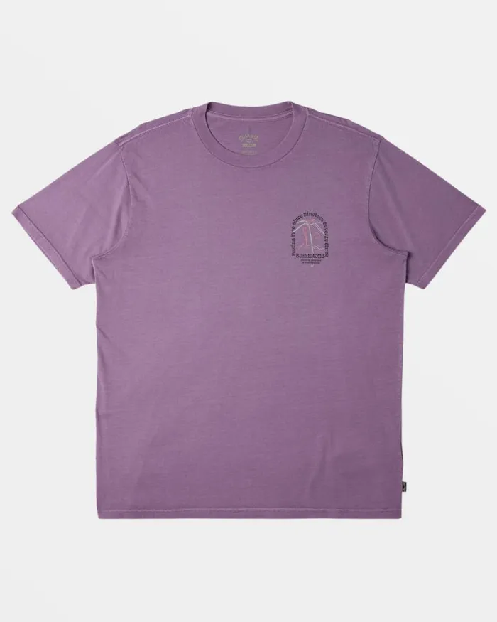 Billabong TShirts Vacay TShirt Dusty Grape 8211 Men Billabong TShirts Vacay TShirt Dusty Grape 8211 Men