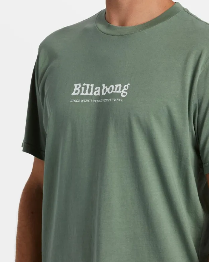 Billabong Wave Washed Essentials Throwback TShirt Hunter 8211 Men Billabong Wave Washed Essentials Throwback TShirt Hunter 8211 Men