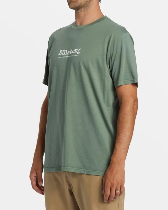 Billabong Wave Washed Essentials Throwback TShirt Hunter 8211 Men Billabong Wave Washed Essentials Throwback TShirt Hunter 8211 Men