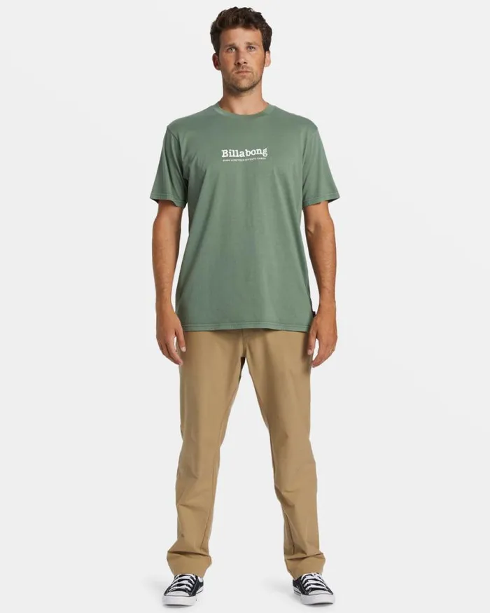 Billabong Wave Washed Essentials Throwback TShirt Hunter 8211 Men Billabong Wave Washed Essentials Throwback TShirt Hunter 8211 Men