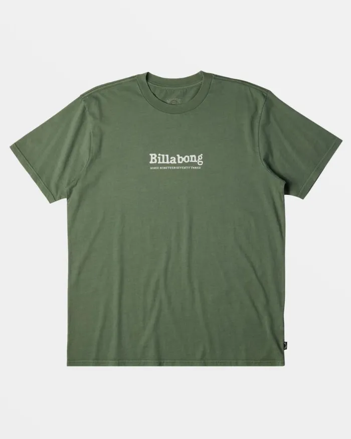 Billabong Wave Washed Essentials Throwback TShirt Hunter 8211 Men Billabong Wave Washed Essentials Throwback TShirt Hunter 8211 Men