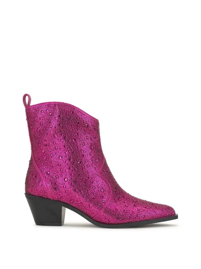 Boots and Booties Shoes Jessica Simpson Oviedo Bootie In Fuschia