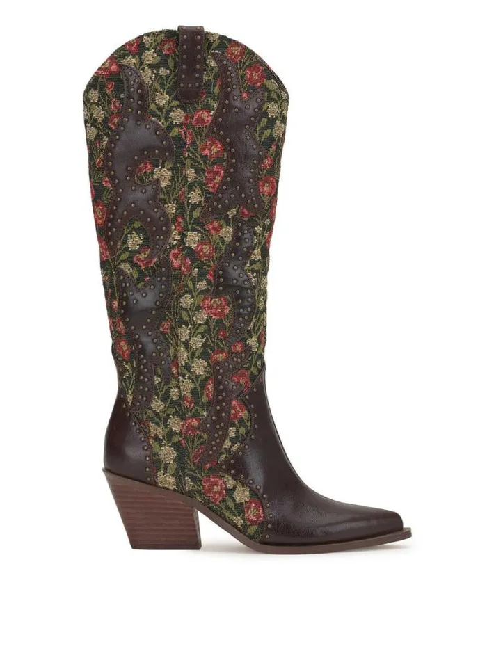 Boots and Booties Shoes Jessica Simpson Zaikes Western Boot In Garden Tapestry