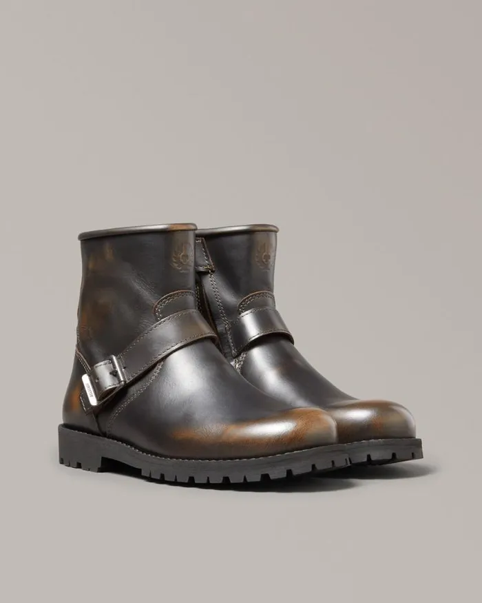 Boots Men Belstaff Trialmaster Motorcycle Boots Brown Boots Men Belstaff Trialmaster Motorcycle Boots Brown