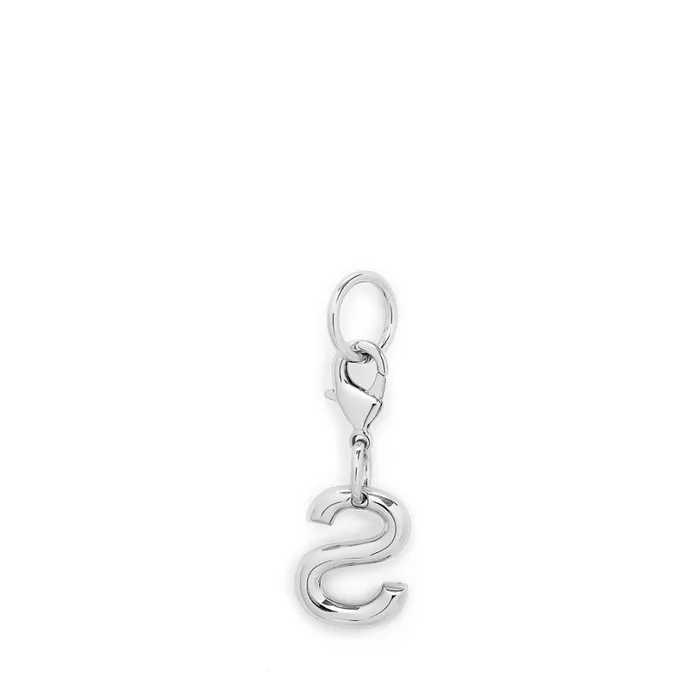 Charm Letter S Silver Color Women Lancel Charms Charm Letter S Silver Color Women Lancel Charms