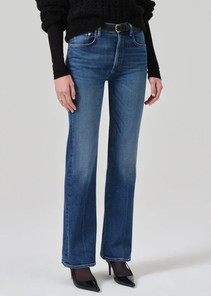 Citizens Of Humanity Vidia Mid Rise Boot In Abalone Women Jeans