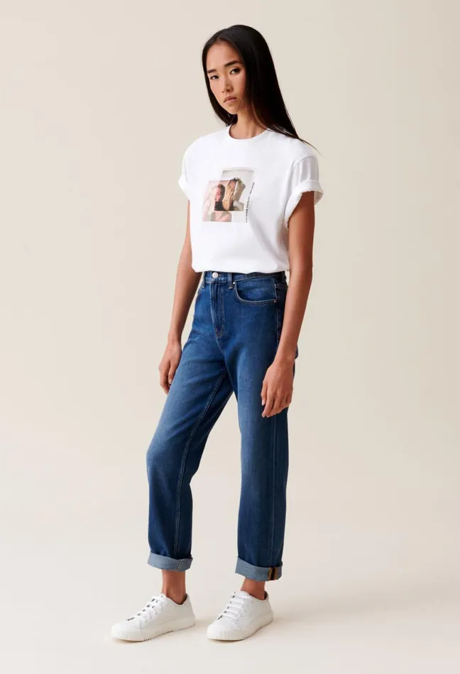 Claudie Pierlot 29 Me039s Of The Month TShirt 8211 052924 Ecru Women TShirts Claudie Pierlot 29 Me039s Of The Month TShirt 8211 052924 Ecru Women TShirts