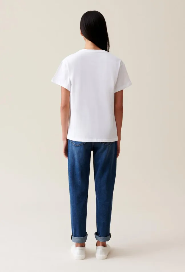 Claudie Pierlot 29 Me039s Of The Month TShirt 8211 052924 Ecru Women TShirts Claudie Pierlot 29 Me039s Of The Month TShirt 8211 052924 Ecru Women TShirts