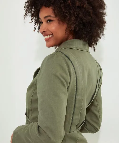 Coats and Jackets Joebrowns Apparel Estelle Military Coat Green Coats and Jackets Joebrowns Apparel Estelle Military Coat Green