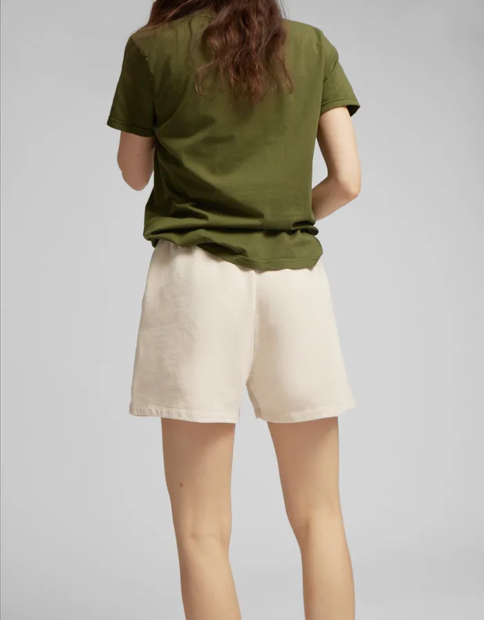 Colorfulstandard Shorts Women Women Organic Sweatshorts 8211 Ivory White