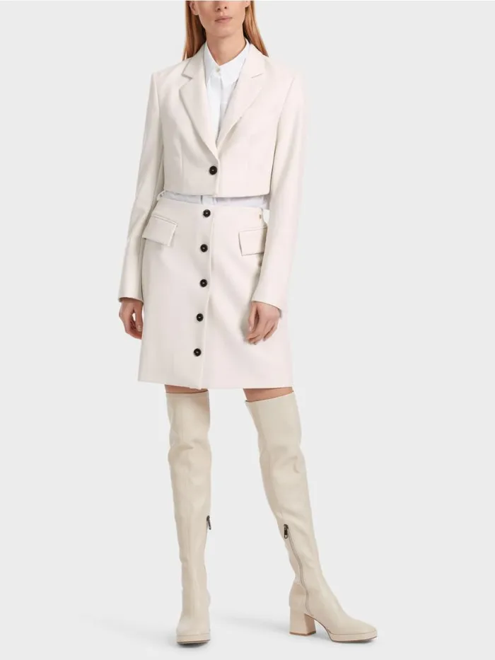Damen Marc Cain Blazer Aktueller Kurzblazer Smoke