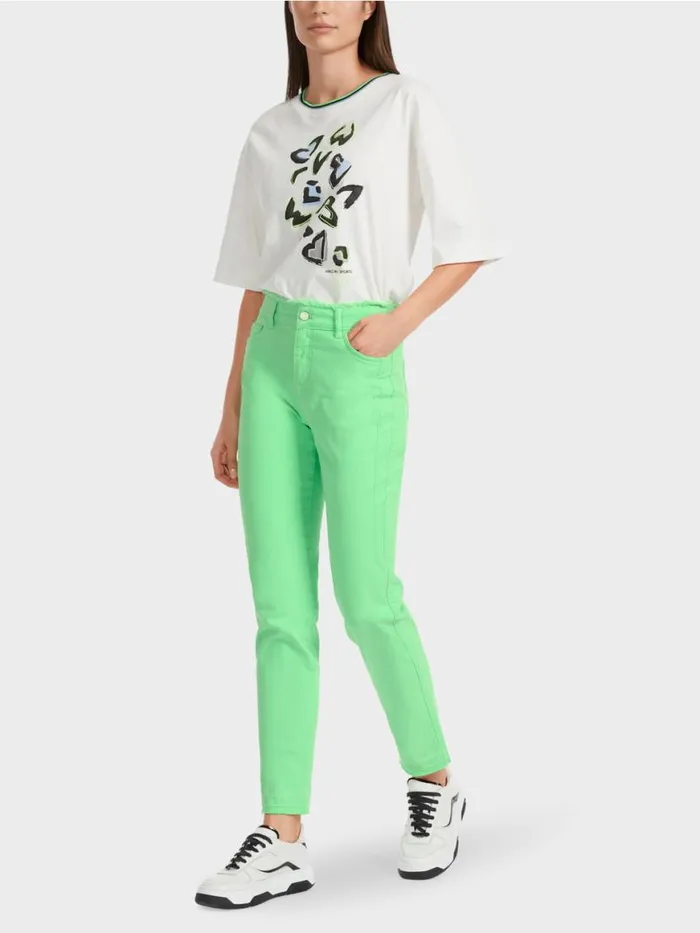 Damen Marc Cain Jeans 034Rethink Together034 Jeans SILEA Bright Shocking Green