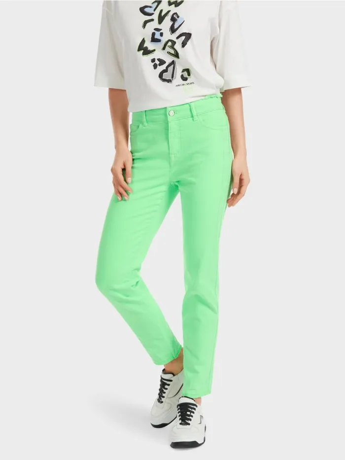 Damen Marc Cain Jeans 034Rethink Together034 Jeans SILEA Bright Shocking Green
