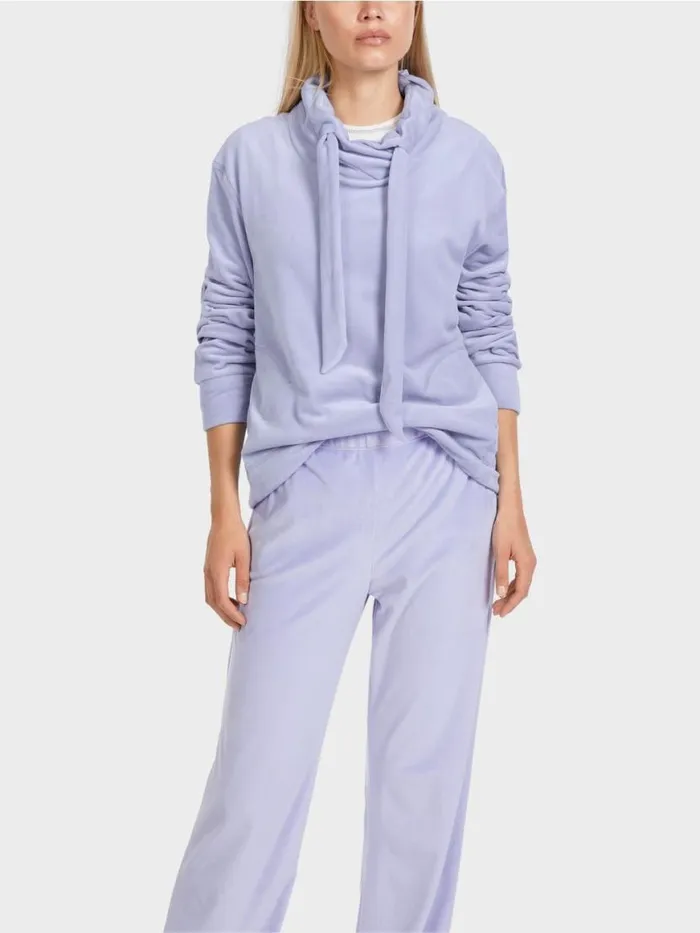 Damen Marc Cain Pullover and Sweatshirts Weiches SweatShirt Soft Violet
