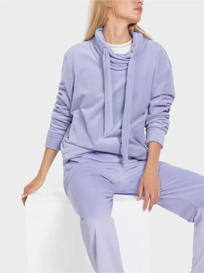 Damen Marc Cain Pullover and Sweatshirts Weiches SweatShirt Soft Violet
