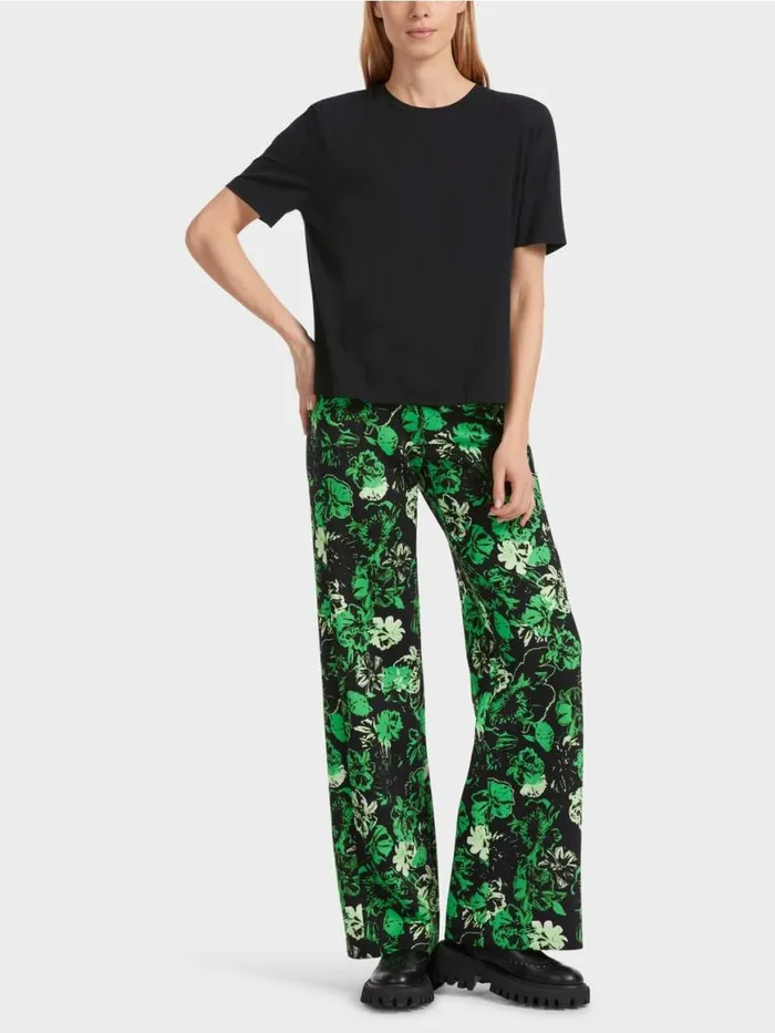 Damen Marc Cain Shirts and Tops TShirt Im Boxy Schnitt Black