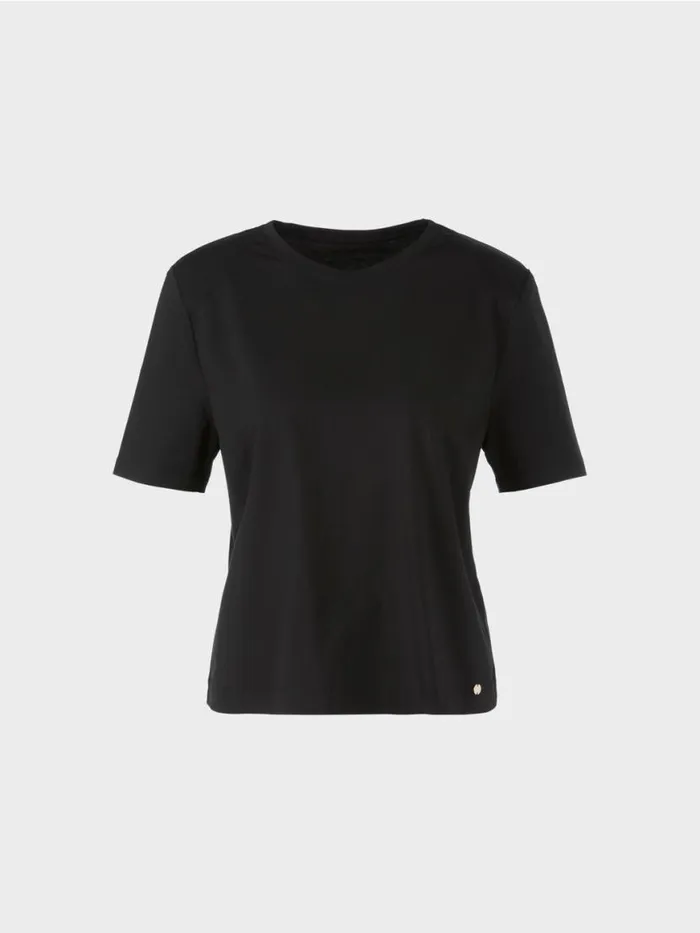 Damen Marc Cain Shirts and Tops TShirt Im Boxy Schnitt Black