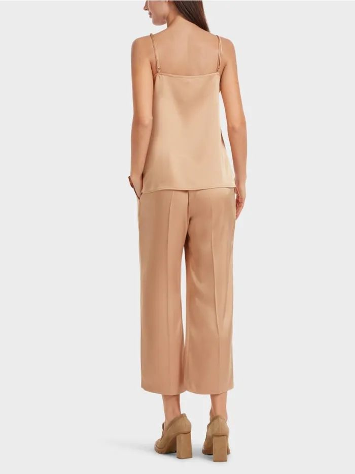 Damen Marc Cain Shirts and Tops Top Mit Schmaler Kette Bright Toffee