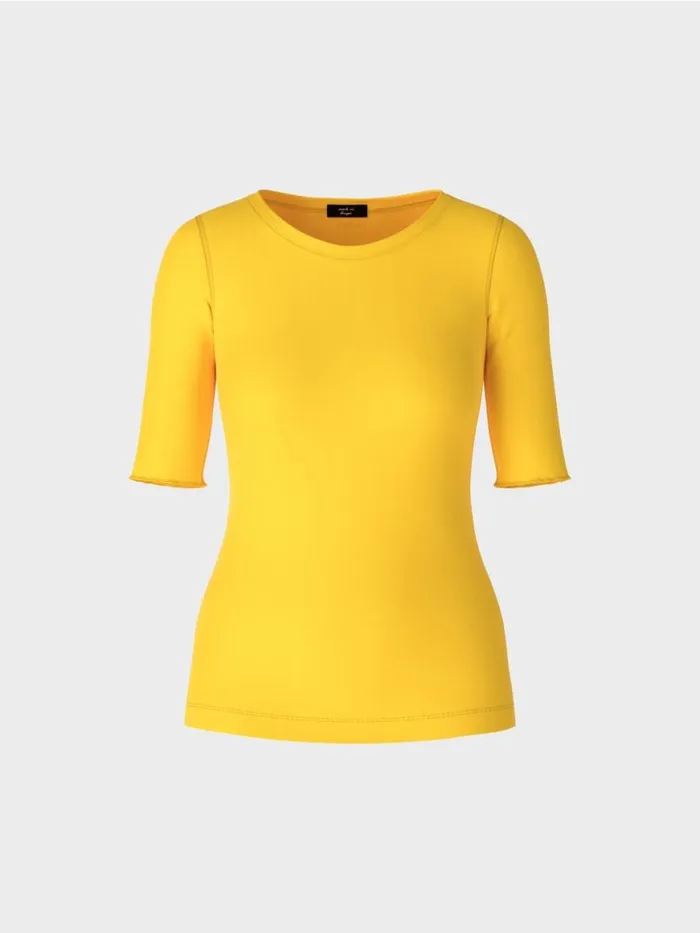 Damen Marc Cain Shirts and Tops Uni TShirt Mit 34rmel Sunshine