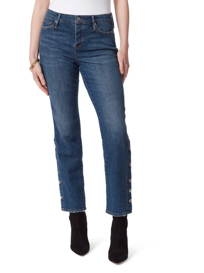 Denim Clothing Jessica Simpson Flirt High Rise Straight Crop In Good Intentions