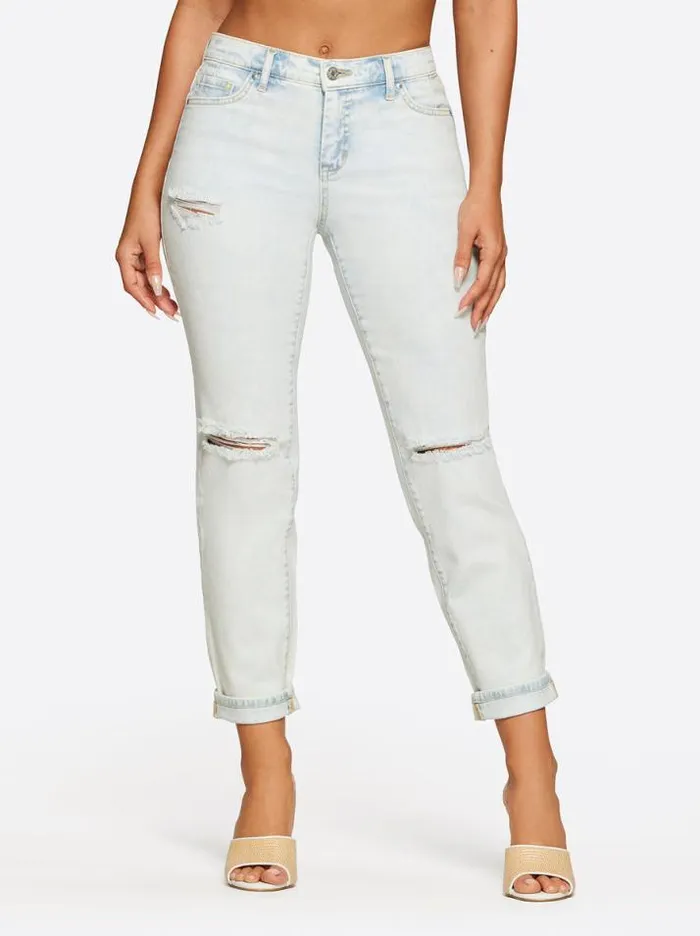 Denim Clothing Jessica Simpson Mika Best Friend Slouchy Skinny In Enlighten