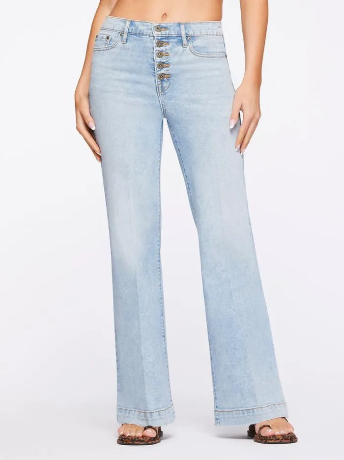 Denim Clothing Jessica Simpson True Love Wide Leg Trouser Jeans In Carry On