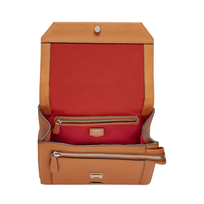 Flap Bag With Handle Camel Women Lancel Shoulder Bags Flap Bag With Handle Camel Women Lancel Shoulder Bags