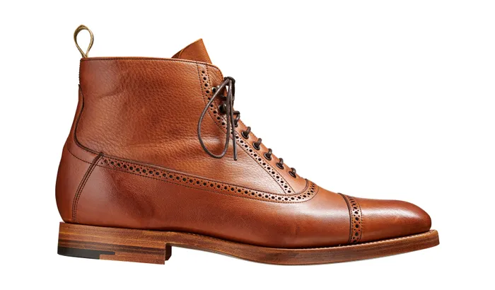 Foley 8211 Tan Soft Grain Men Barker Shoes Mens Boots